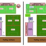 Plan terrain entrainements Jeunes du MARDI