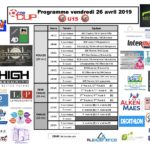Programme U15 - Vendredi 26 avril au soir