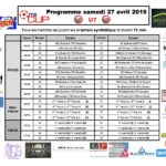 Programme U7 - Samedi 27 avril l'après-midi