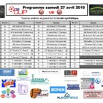Programme U8 - Samedi 27 avril au matin